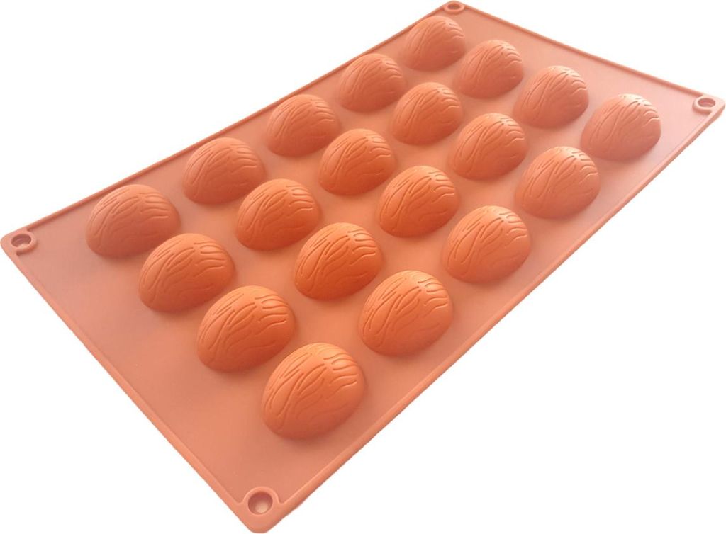 Silikon Nuss-Backform für Weihnachtsgebäck, 20 Kavitäten Produktbild 