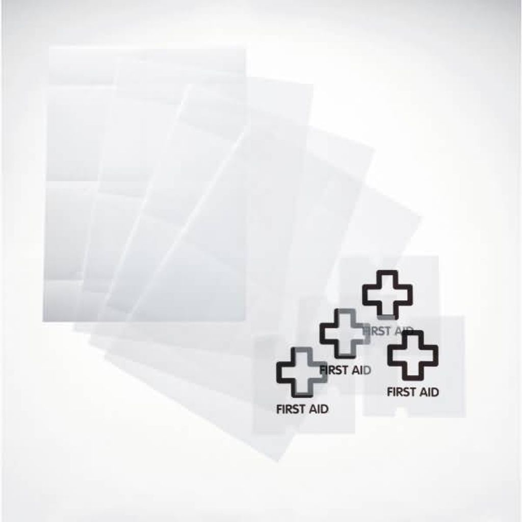 EDV-beschriftbare Folie Crystal Sign refill 105x105mm VE=10 Stück