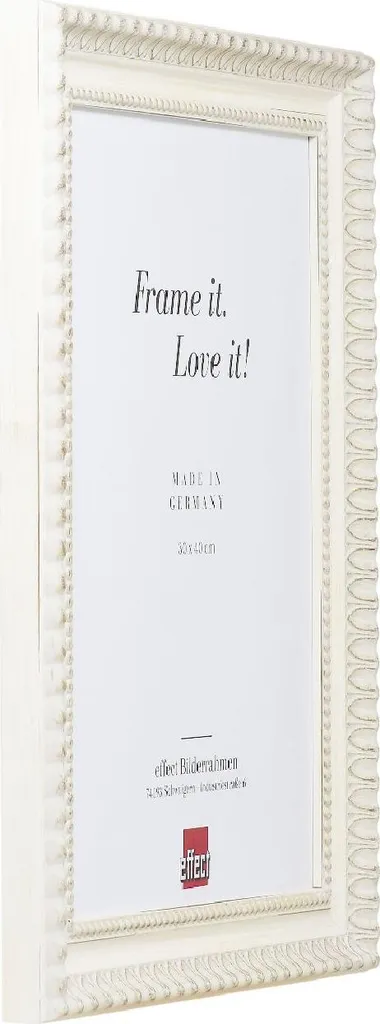 Cornice 20x30 Bianca Effect Profil 56 con Vetro Artistico | Acquista Online