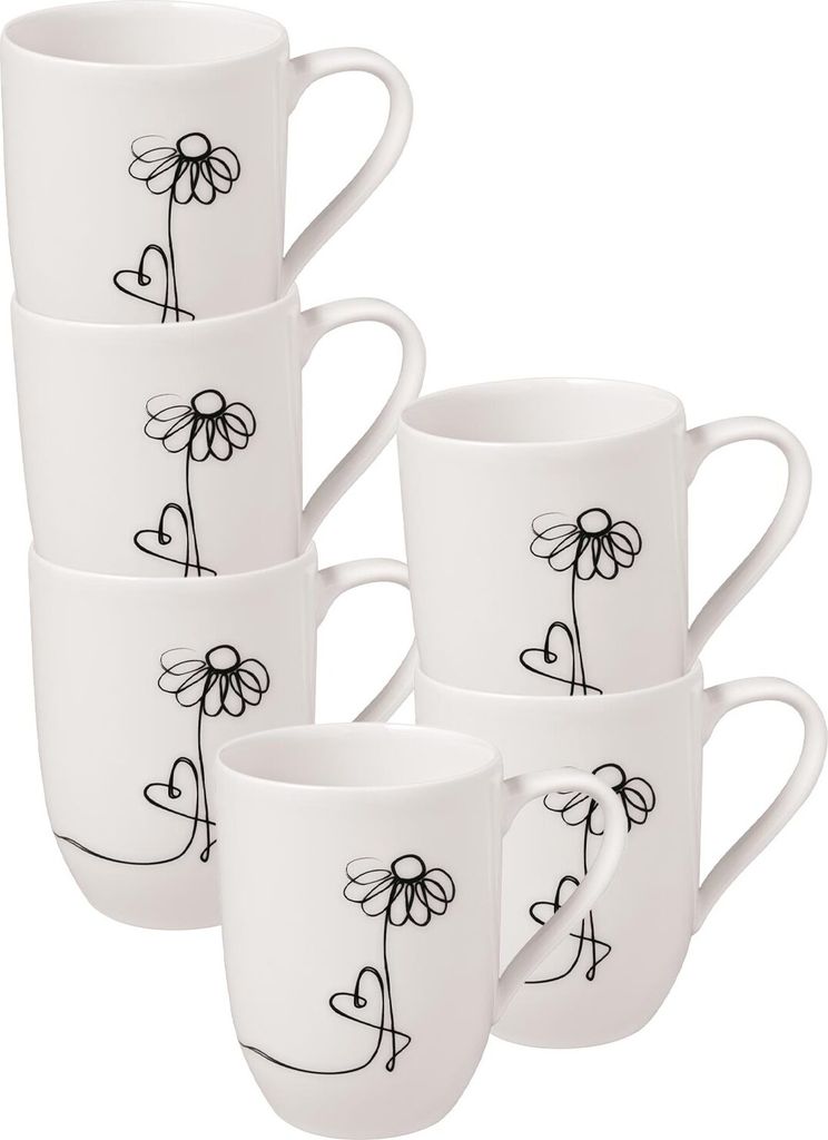 Villeroy & Boch Statement Lines Becher 'Family' 290 ml 6er Set