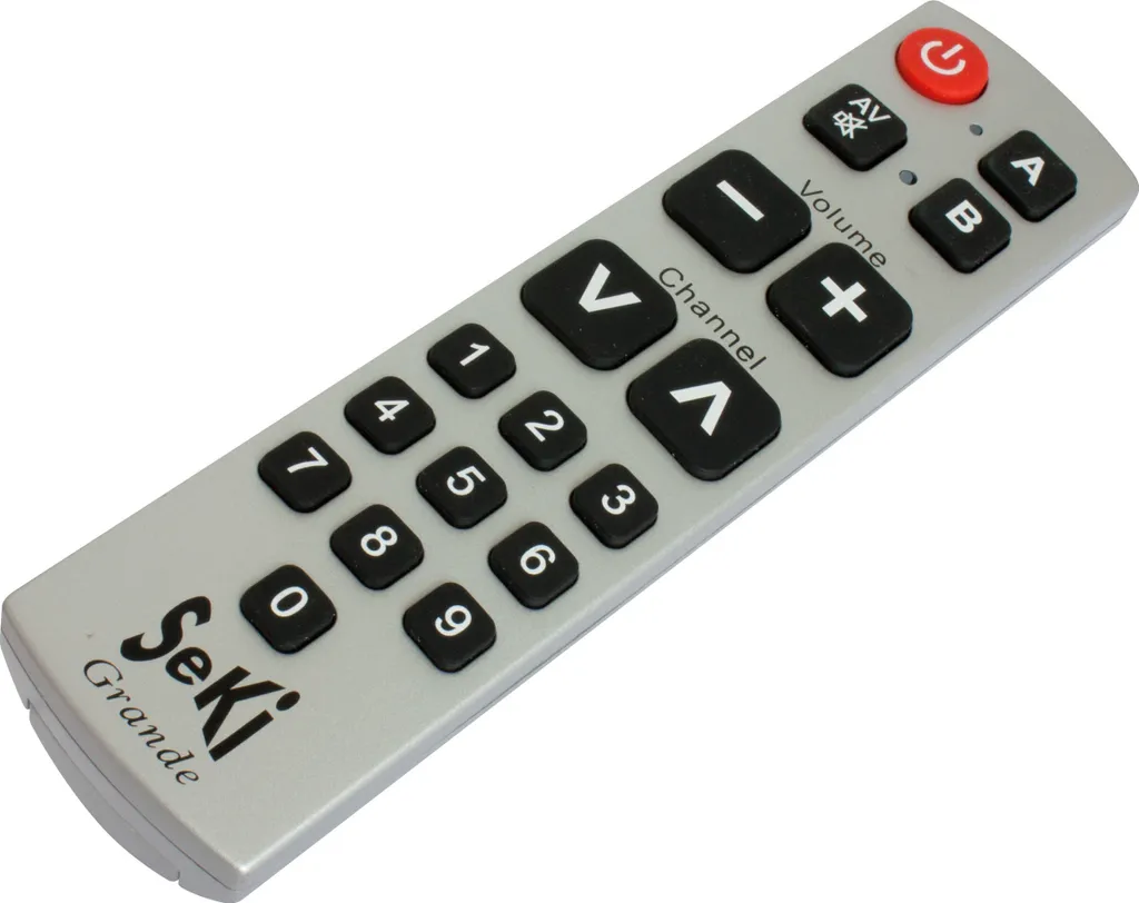 Seki Grande Argento: Telecomando Universale Semplice 2 in 1