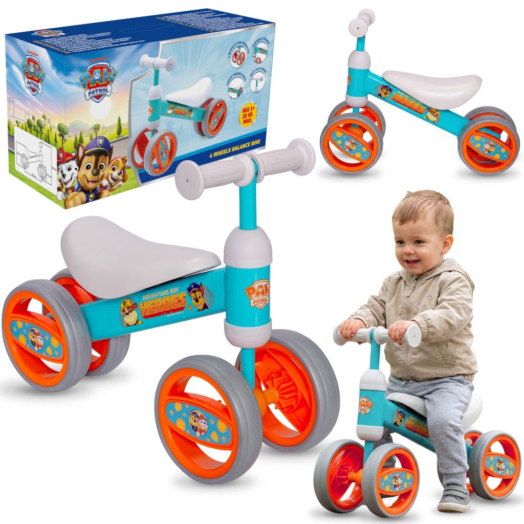 Paw Patrol 4-rädriges Rutschauto für Jungen, leicht, aus Metall, geeignet ab 1 Jahr