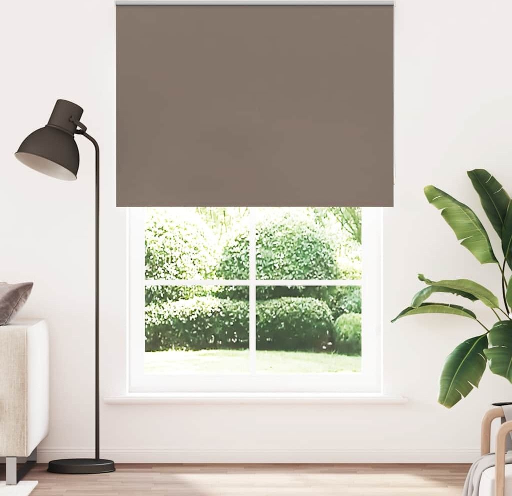 "im Sonderangebot"Verdunkelungsrollo - elegantes Design - Sichtschutz/Lichtschutz - Kaffeebraun 150x210cm Stoffbreite 146,6cm DE476520 - Rollos