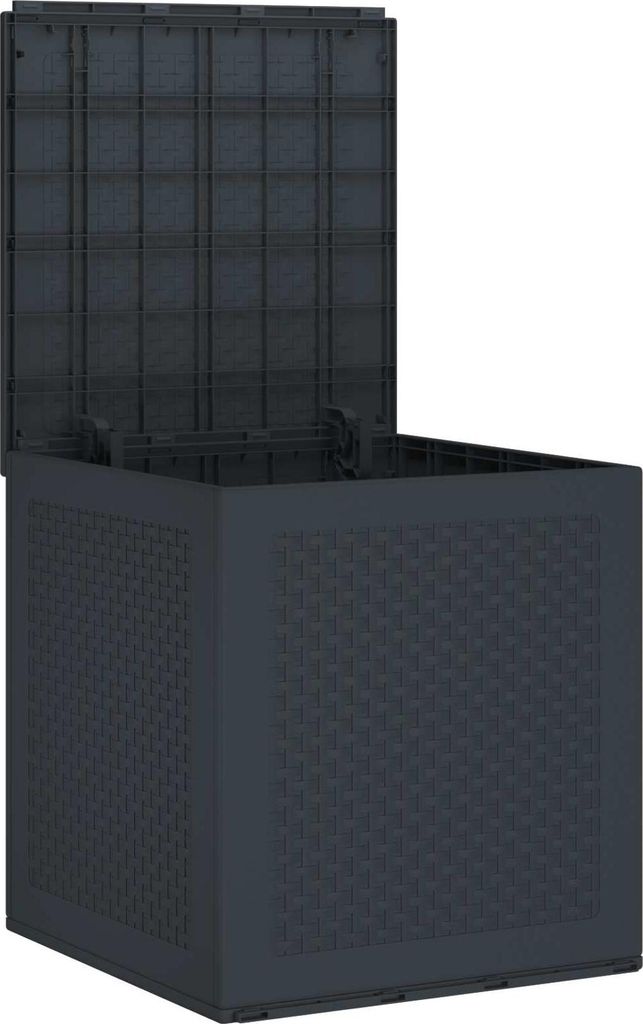 vidaXL Contenitore da 55 x 53 x 57 cm, antracite, Immagine del prodotto 