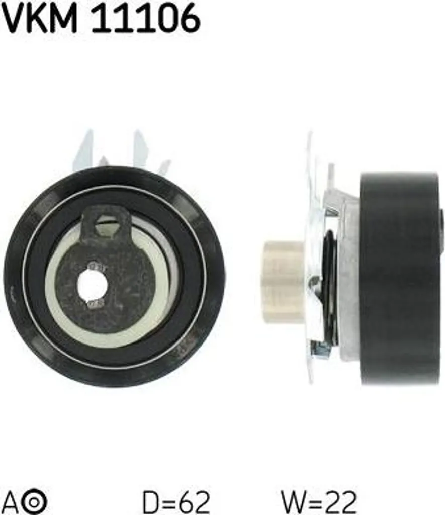 SKF VKM 11106 Rouleau Tendeur Robuste Courroie Crantée 030109243D