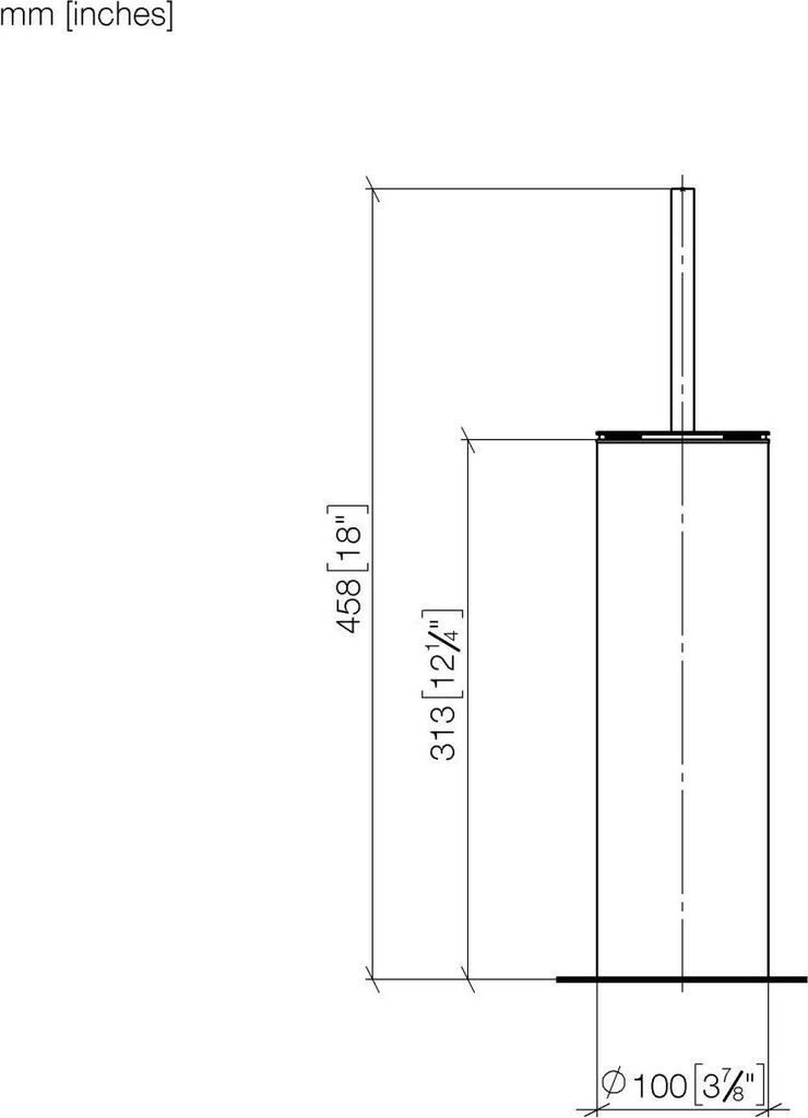 Dornbracht Toilettenbürstengarnitur, Standmodell, 84910979-39