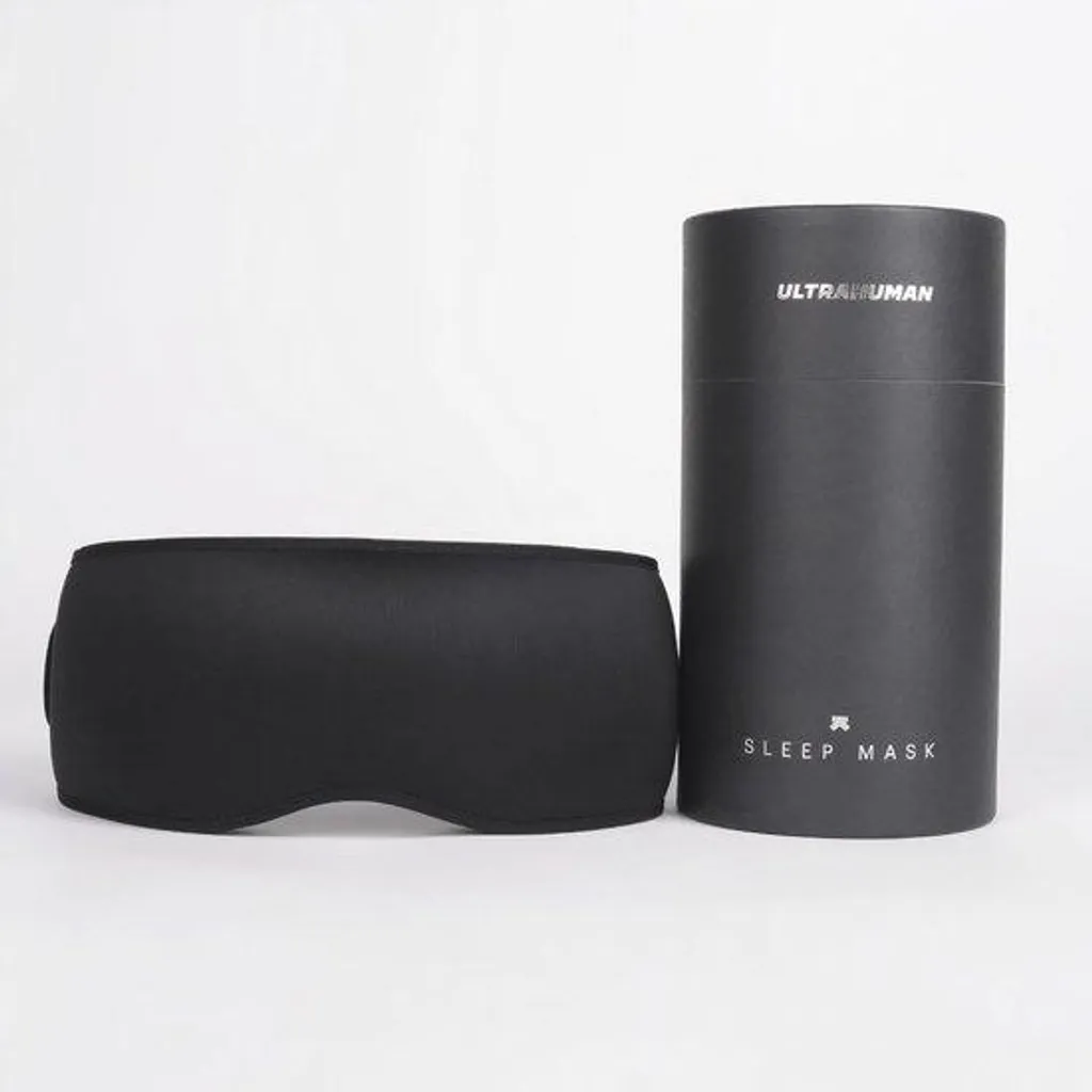 Masque de sommeil occultant 3D pour voyage et sieste avec poche de riz