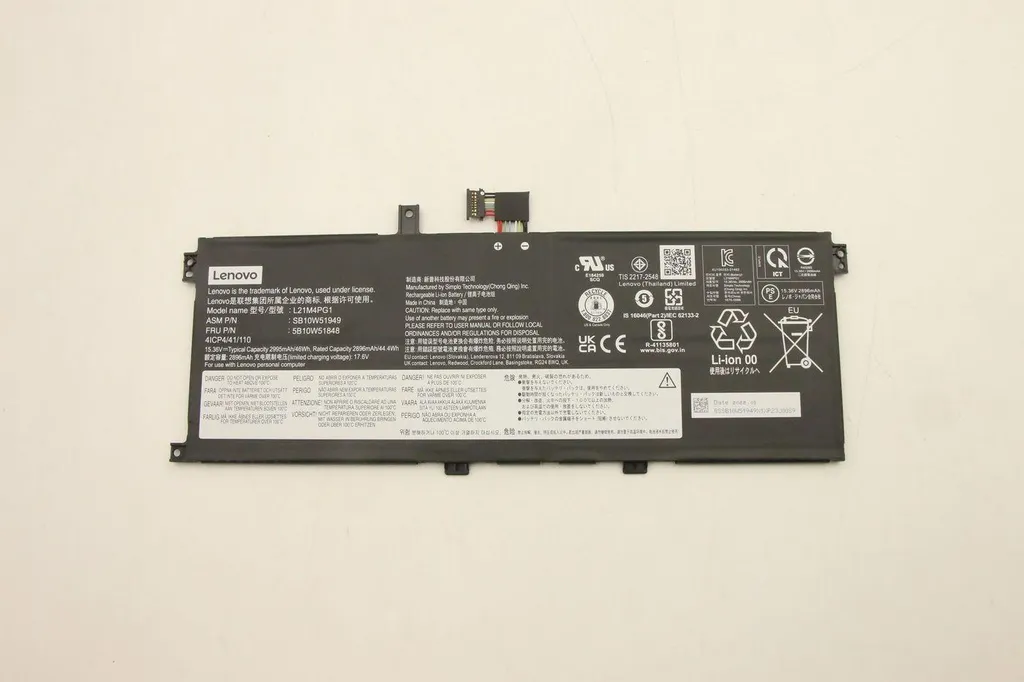 Batteria di Ricambio Lenovo 46Wh - Sicura e Originale per ThinkPad