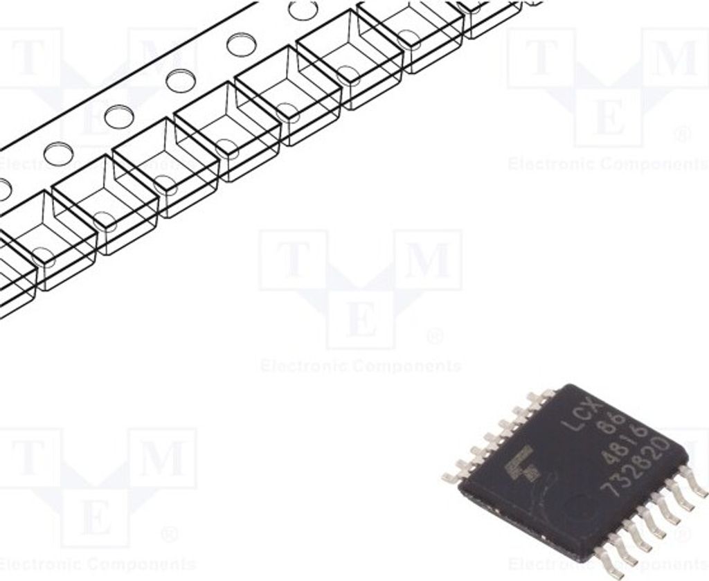 3x Kanäle: 4 XOR -40÷125°C 7486FT(AJ) Tore, Inverter IN: 2 SMD Serie: