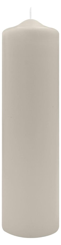 Spitzkopf Stumpen Kerzen Moonstone Stein 30 x Ø 9 cm, 6 Stück
