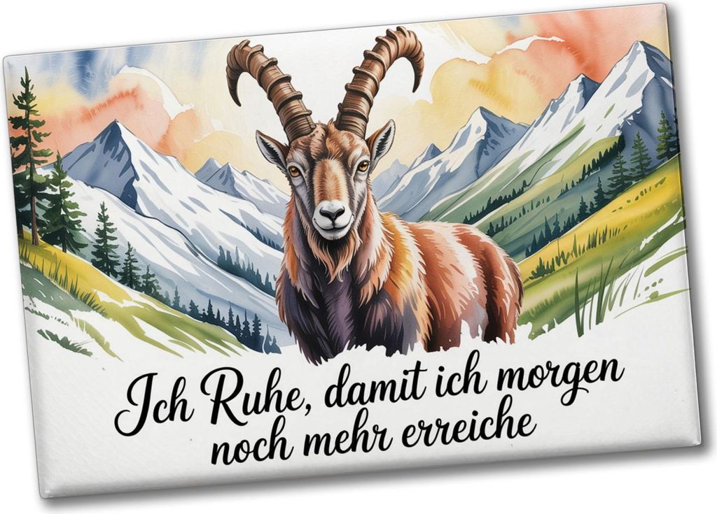 Alpensteinbock Zitat Souvenir Souvenir Magnet