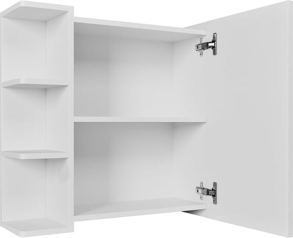 Vicco Szafka z lustrem w łazience Fynn, 62 x 64 cm, Biały Zdjęcie produktu 9
