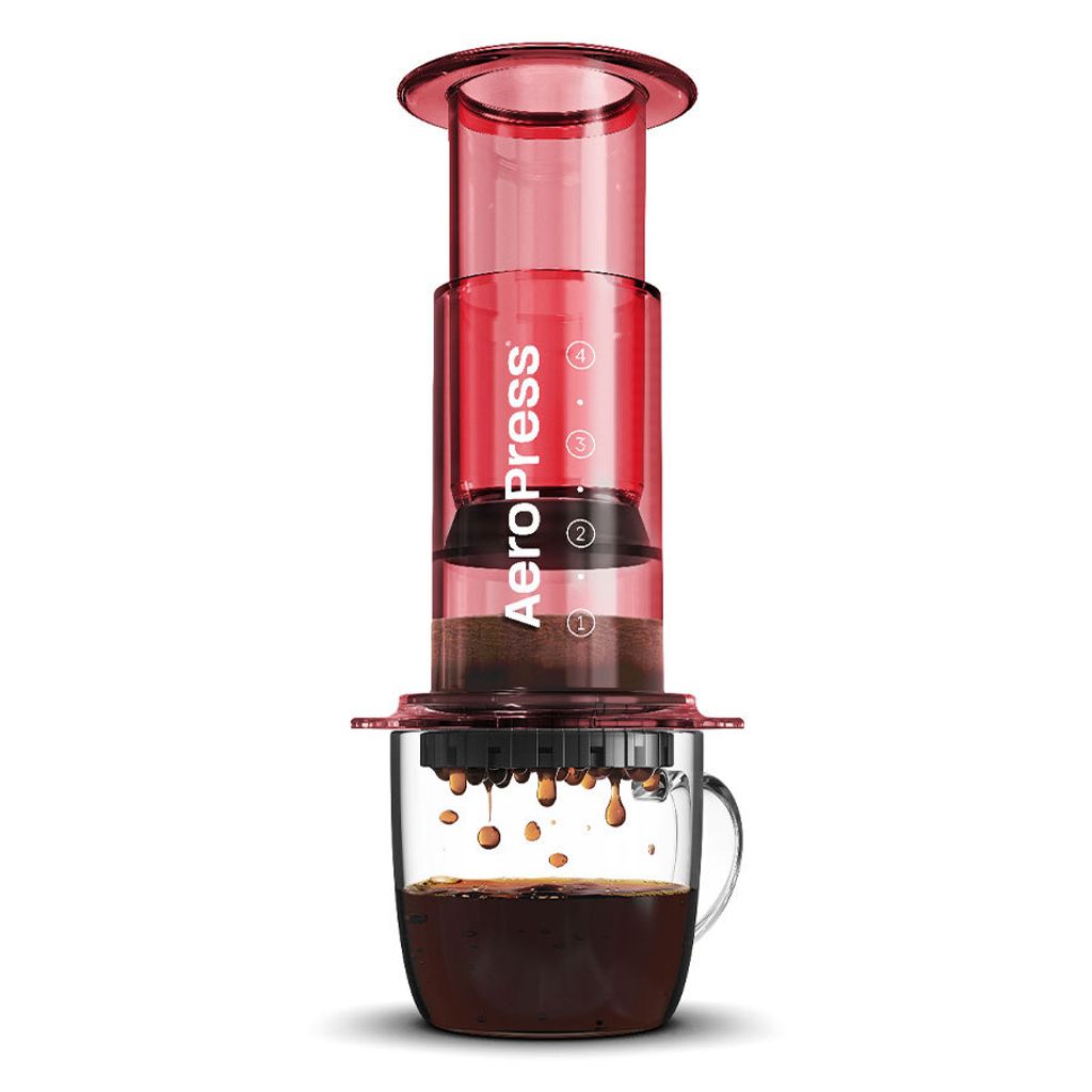 AeroPress® Clear Red Coffee Press Bestbrew Immagine del prodotto 