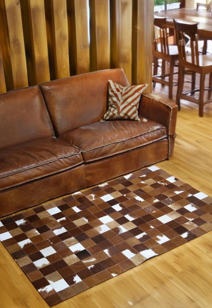 Kuhfell Teppich Modell 5 -