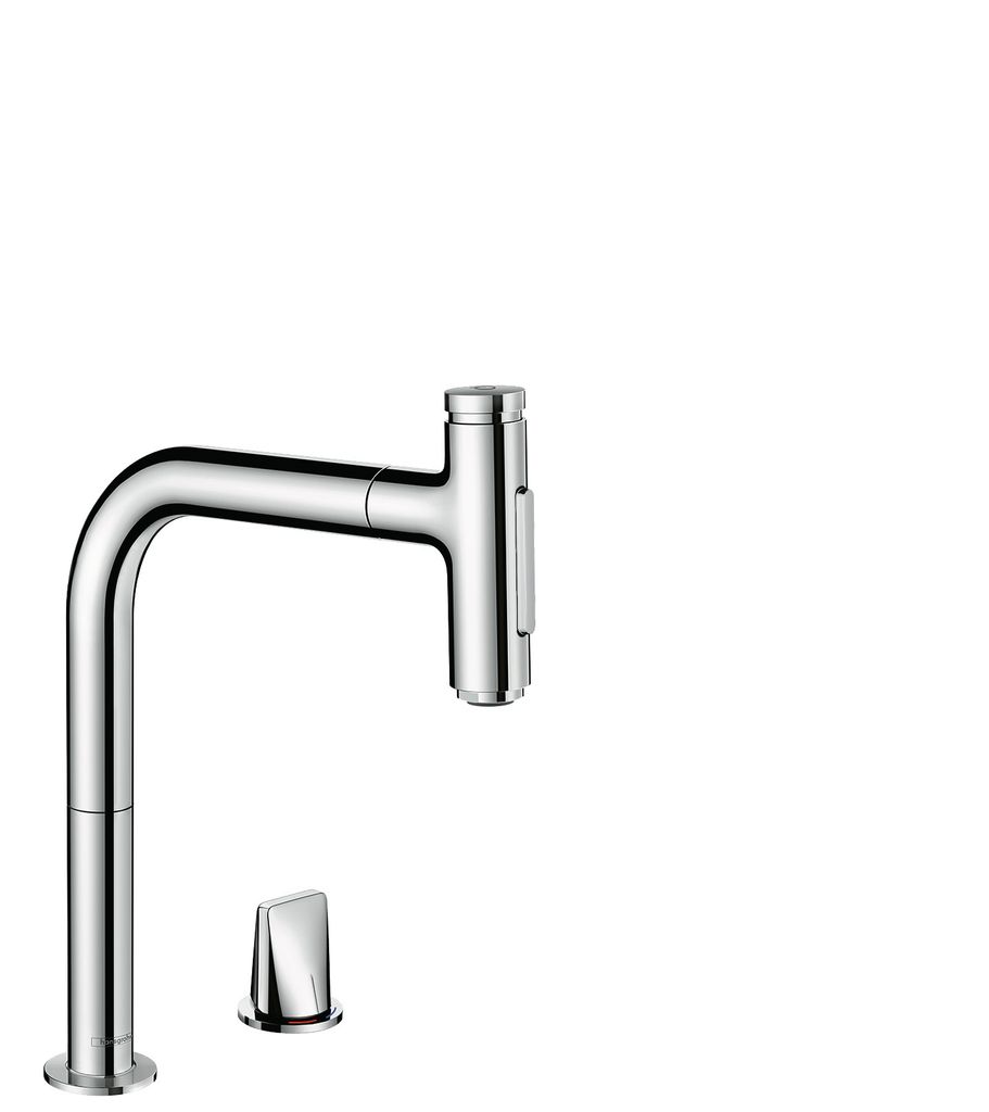 Hansgrohe Metris Select M71 2-Loch Armatur Wasserhahn Produktbild 