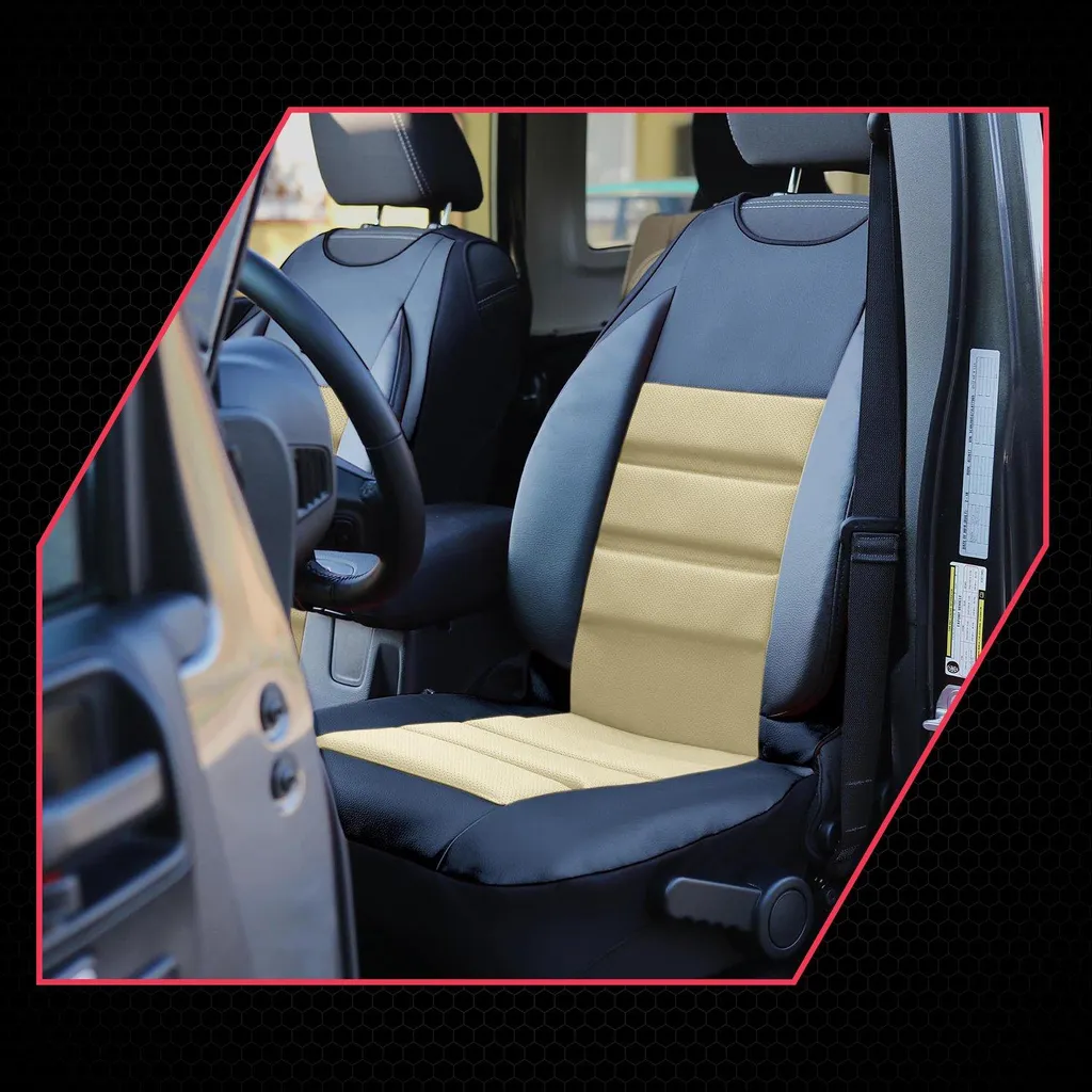 Coprisedili auto Coprisedili universali Coprisedili per Opel Corsa Beige - 6