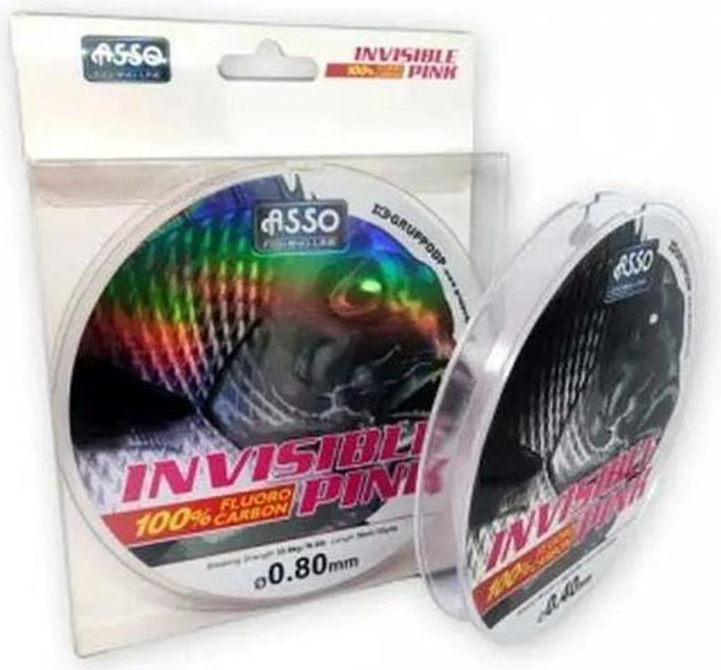 Asso Invisible 30 M Flurocarbon Durchsichtig 0.350 mm Durchsichtig 0.350 mm