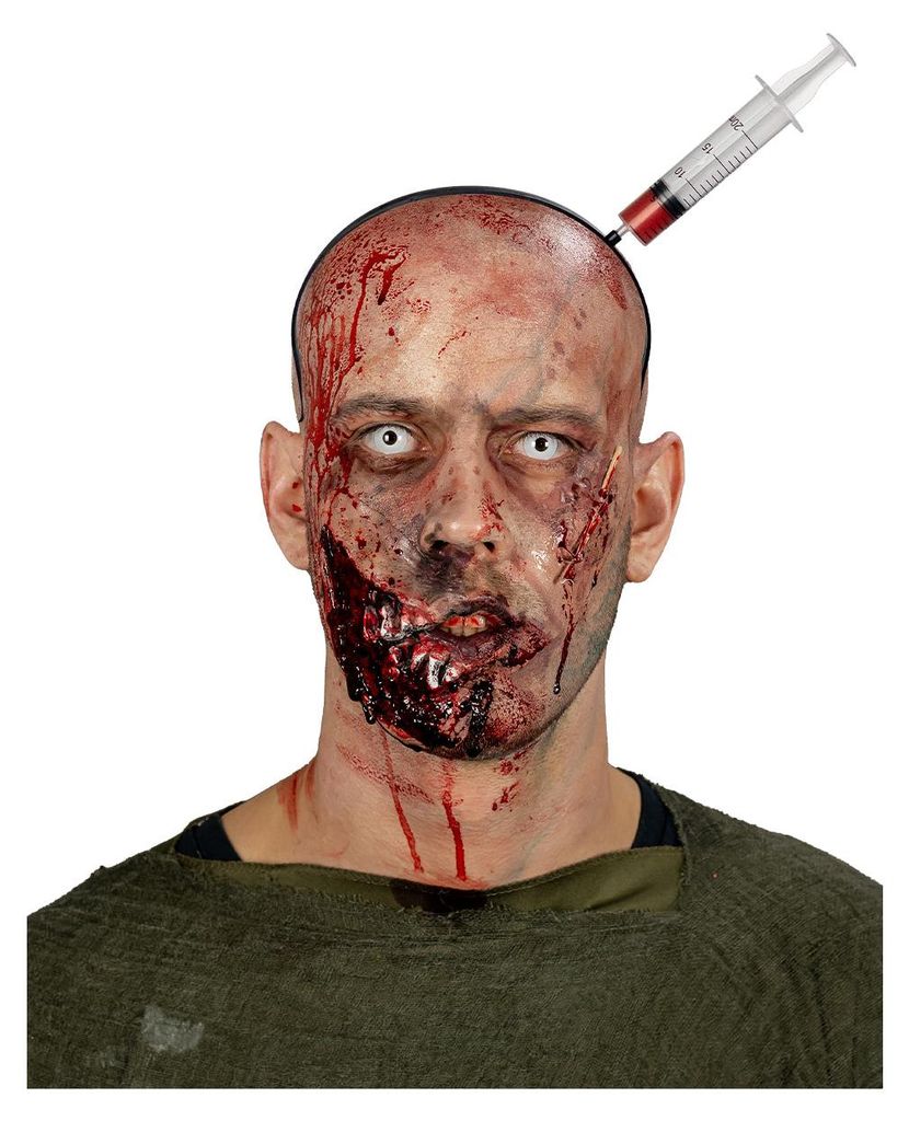 Halloween Haarreif mit "Spritze im Kopf" Effekt Produktbild 