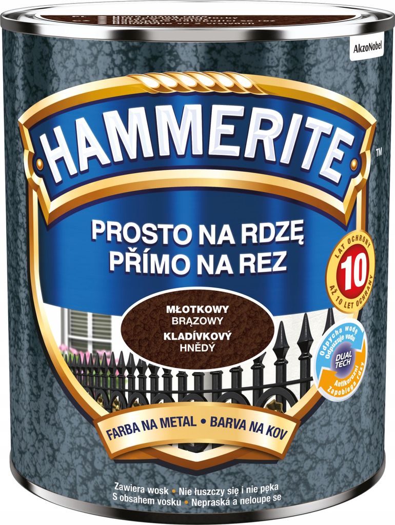 Rostschutzlack für Metall direkt auf Rost Hammerschlag Produktbild 