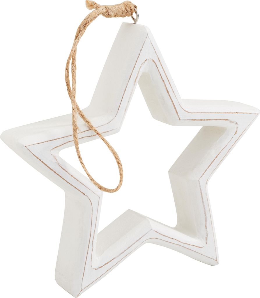 VBS Deko Holzstern Star 3 cm dick Klein
