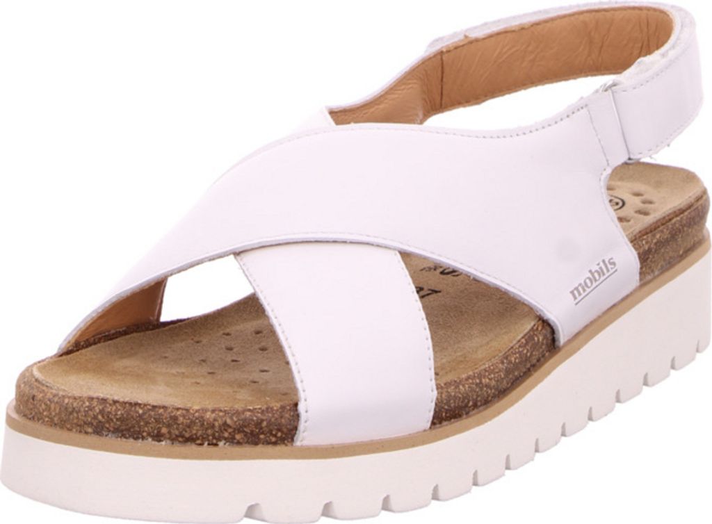 Mephisto Plateau Sandaletten Damen 363633303736 Weiß 36 EU
