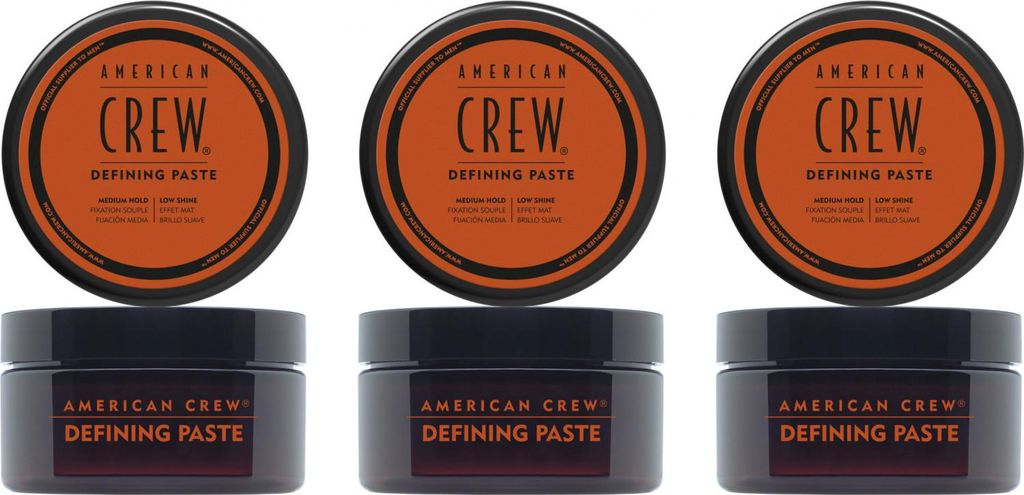 American Crew Defining Paste 3 x 85 g Haarpaste mittlerer Halt Set