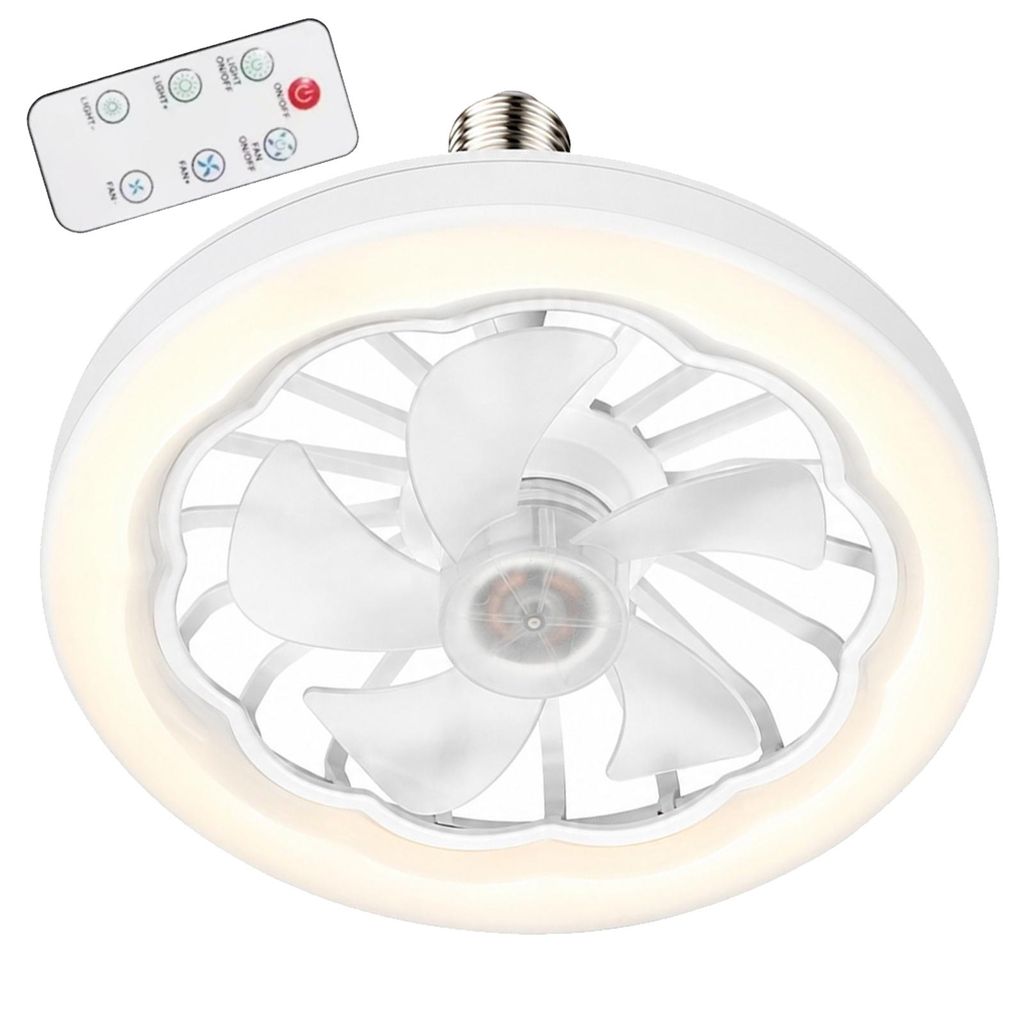 Ventilateur de plafond silencieux LED avec télécommande Image du produit 