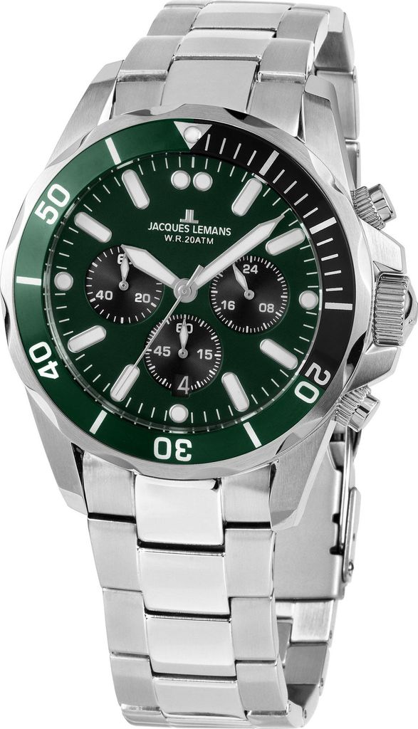Jacques Lemans - Armbanduhr - Herren - Chronograph - Liverpool Sport 1-2091H