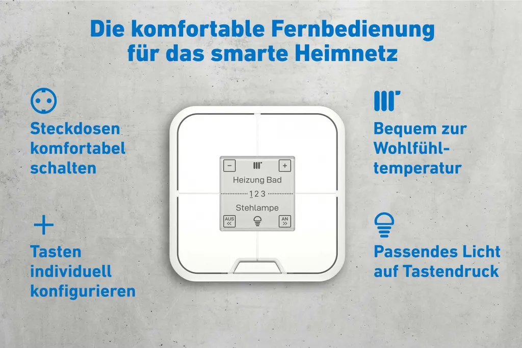 FRITZ!Dect 440 Interrupteur Intelligent avec Capteur d'Humidité Intégré