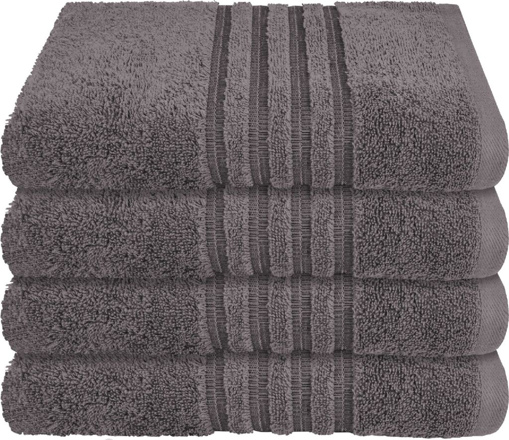 Schiesser Frottier Handtuch Milano im 4er Set | 100% Produktbild 