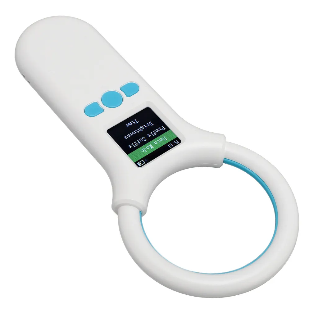 Scanner RFID Animali LCD TFT USB Lettore Microchip FDX-B EMID - 3