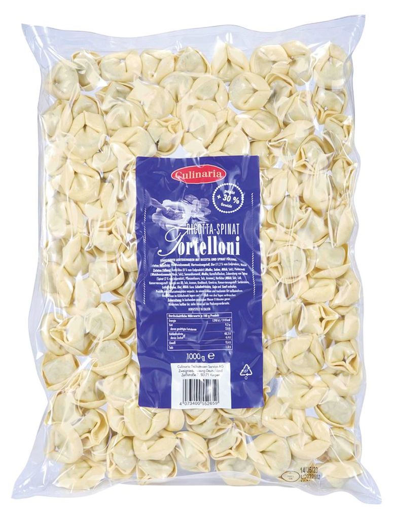 Culinaria Pâtes Tortellini farcies à la ricotta et aux Image du produit 