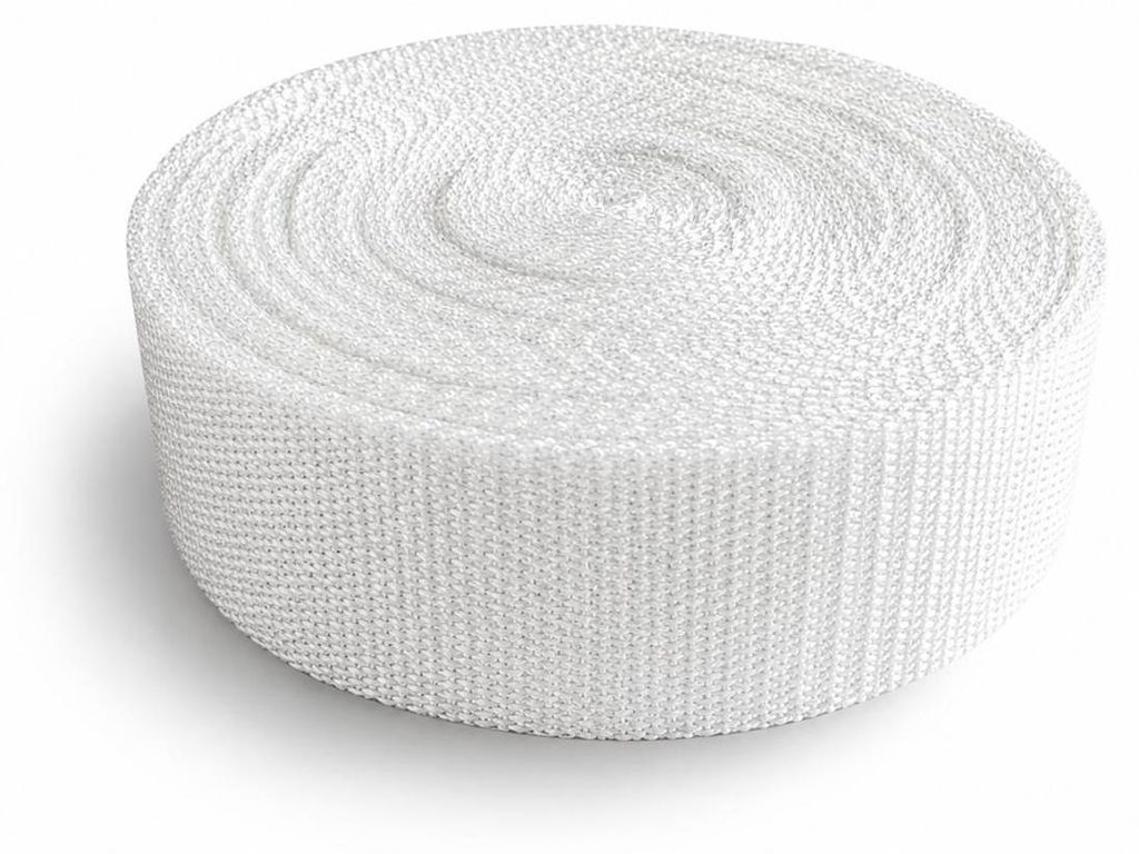 ggm Gurtband Weiß 50 mm x 10 m, PP Polypropylen, 1,4 mm Produktbild 