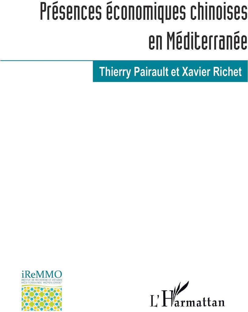Présences économiques chinoises en Méditerranée