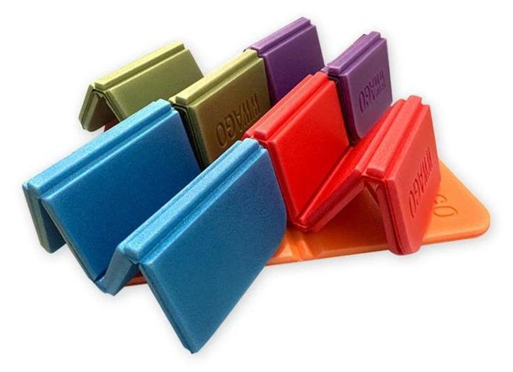 Tragbar faltbar Strand Camping Mat Small Moisture-proof Picnic Mat XPE Outdoor Mat Folding Mat 1 Stück (Blau)