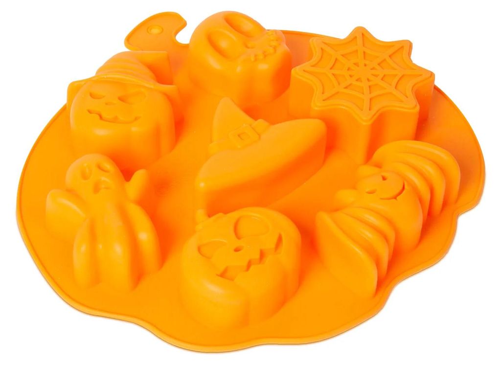 Molde de silicona para hornear, diseño de Halloween, 25,6 x Imagen del producto 