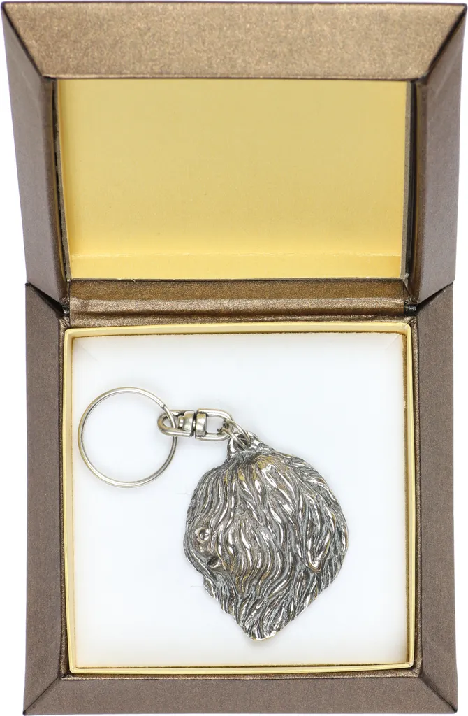 Pendentif chien robuste Berger polonais des plaines pour sac à dos