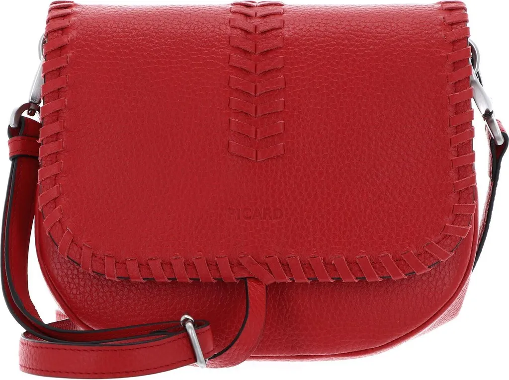 Petit sac trotteur femme Dallas Crossbody Bag cuir rouge Picard élégant