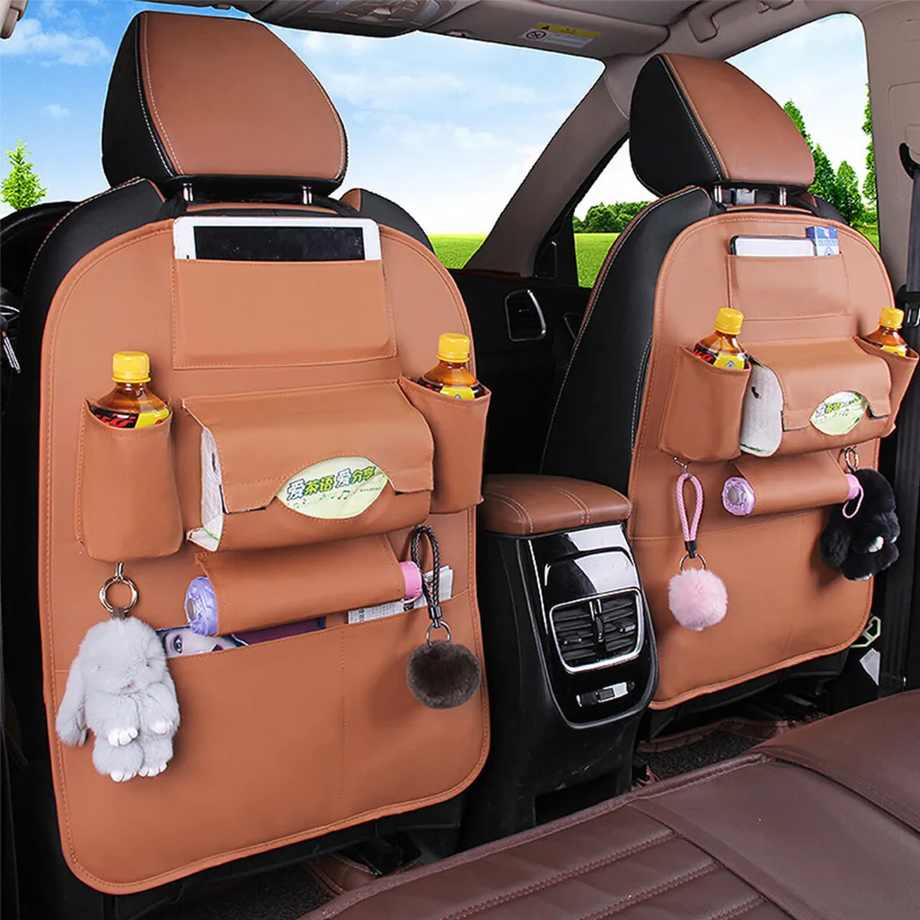 Organizer Auto Bambini Rosso Vino - Salva Sedili e Porta Giocattoli