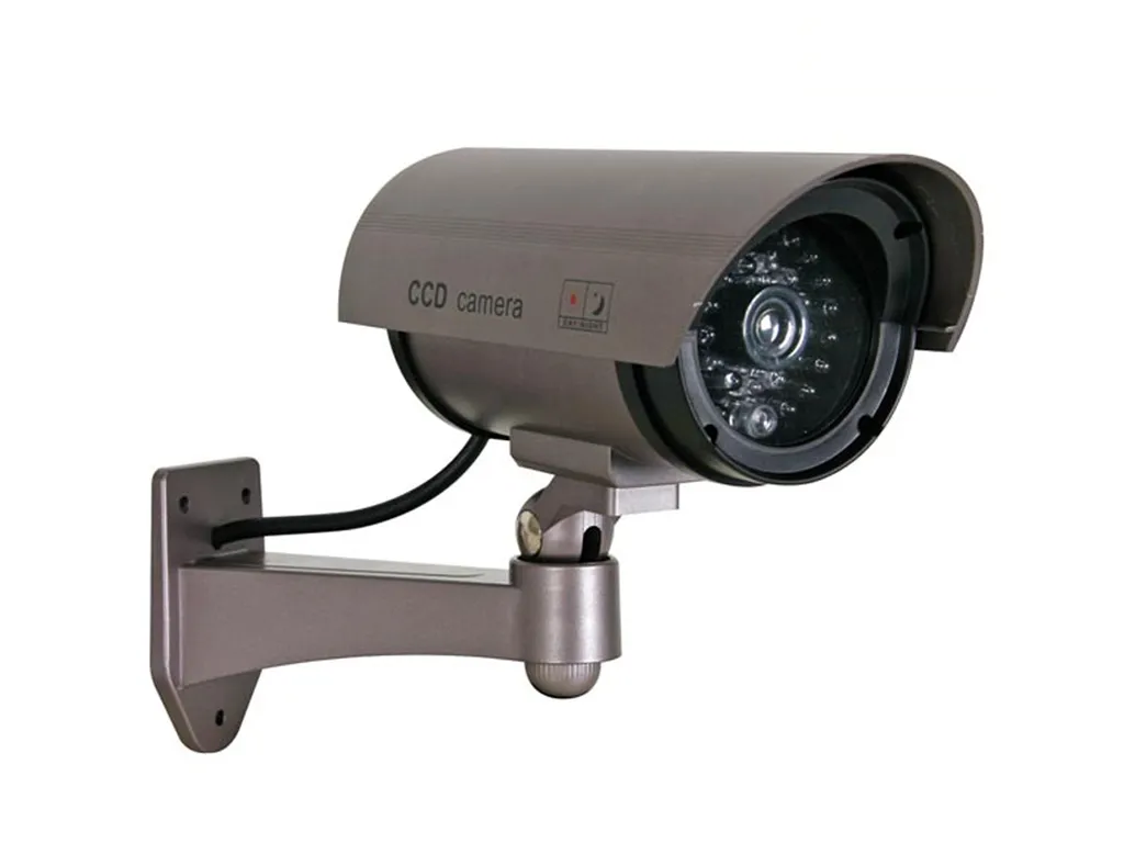 Telecamera Bullet Fittizia Esterno con LED Rosso Intermittente | Sconto