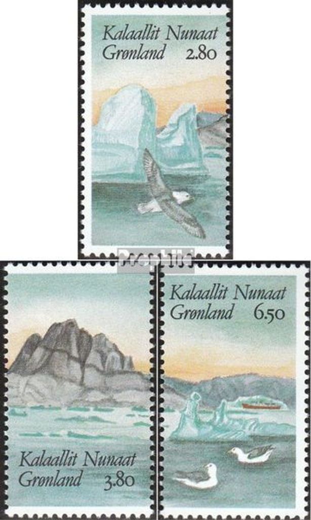 Briefmarken Dänemark - Grönland 1987 Mi 169-171 (kompl.Ausg.) postfrisch HAFNIA