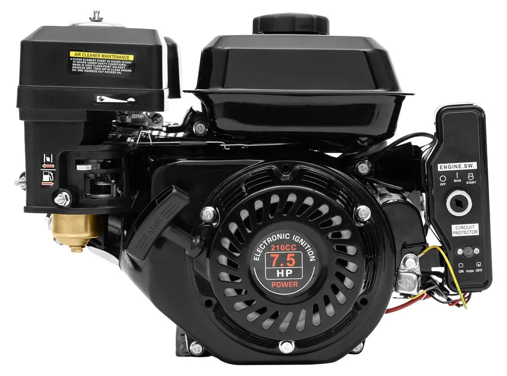 Moteur à essence 7,5 CV - Remplacez votre moteur bruyant par ce modèle noir