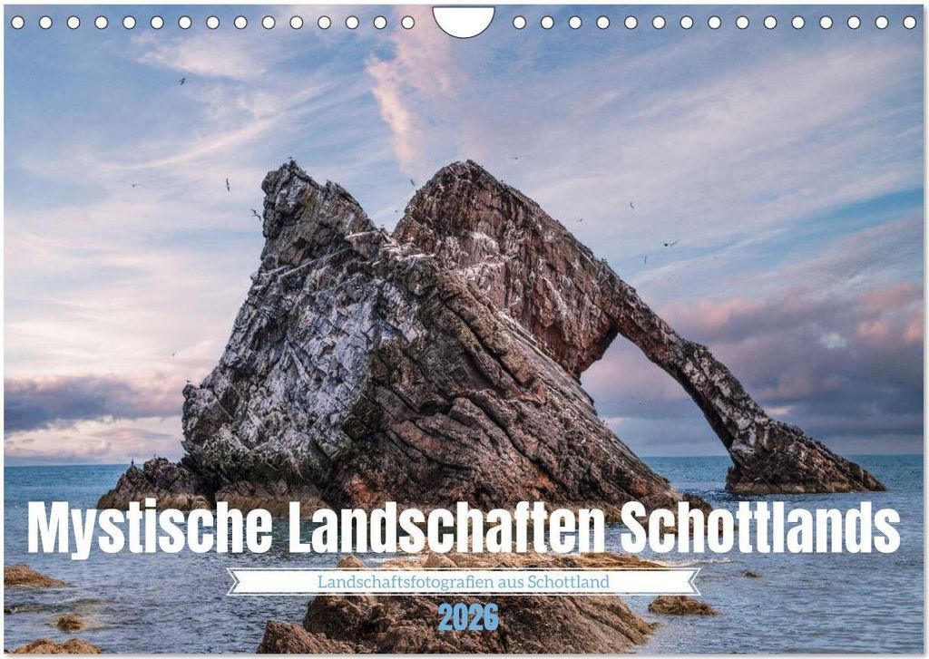 Mystische Landschaften Schottlands (Wandkalender 2026 DIN A4 quer), CALVENDO Monatskalender