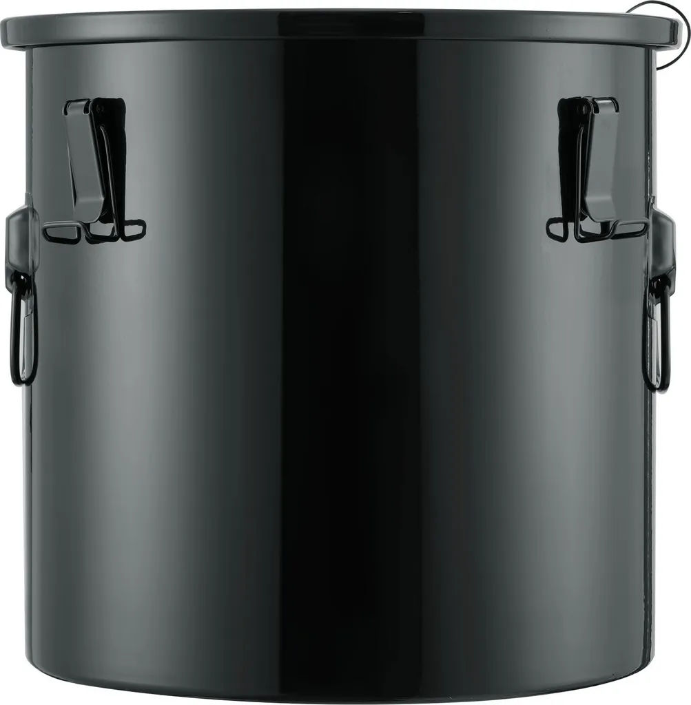 Contenitore per lo smaltimento dell'olio di friggitrice da 30 litri, secchio per olio di friggitrice in acciaio inox, rivestimento antiruggine, contenitore per il trasporto dell'olio con coperchio, sacchetto filtrante per il filtraggio dell'olio di cottura caldo, nero - 9