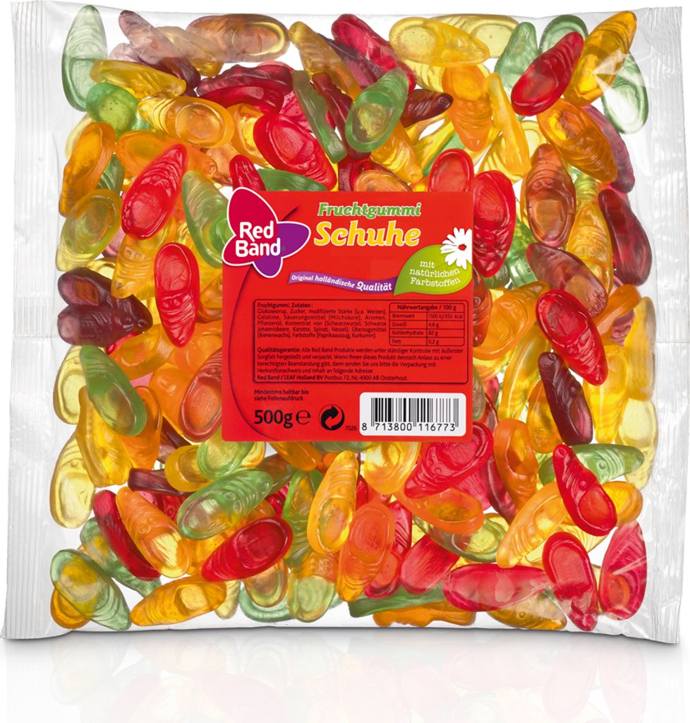 Red Band ovocné žvýkačky ovocné sladké 5 různých 500g Obrázek produktu 