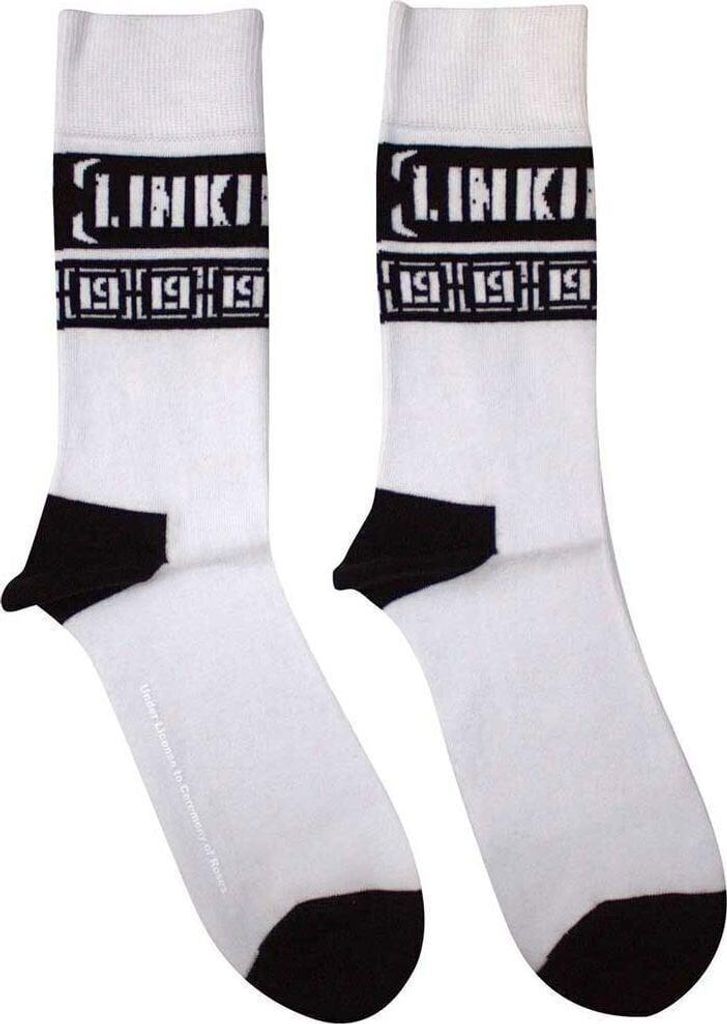 Linkin Park LP Repeat White 36-40 Damen Socken