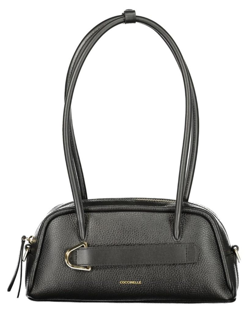 Elegante Damenhandtasche Schwarz mit Reißverschluss und Produktbild 