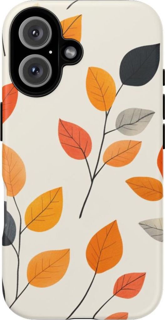 Herbstlaub-Muster – Hülle Kompatibel mit iPhone 16