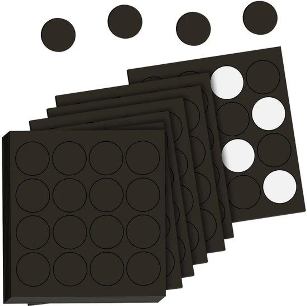 Disques magnétiques puissants 176 pièces 19 mm de diamètre plats