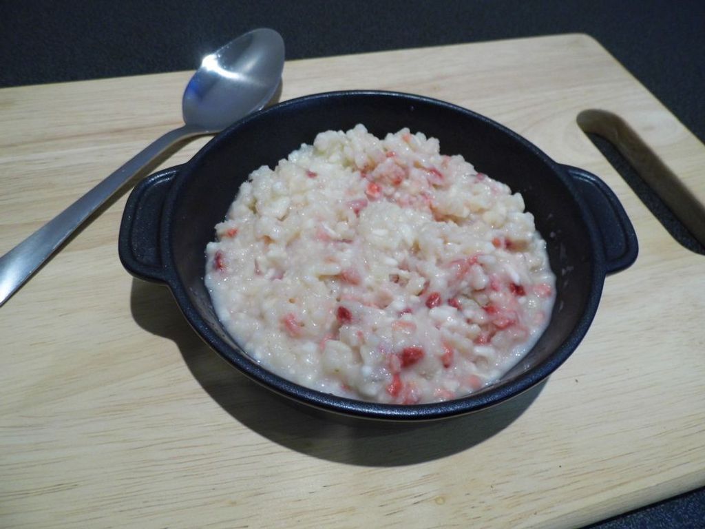 Summit To Eat Budino di riso con fragole Cibo per il Immagine del prodotto 